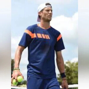 Fila Platinum Laser Cut Top T-Shirt‎ Mens Size Large (174)